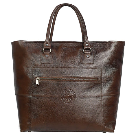 Fifth Avenue Leather Tote Bag