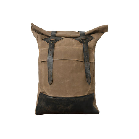 Canvas Leather Backpack
