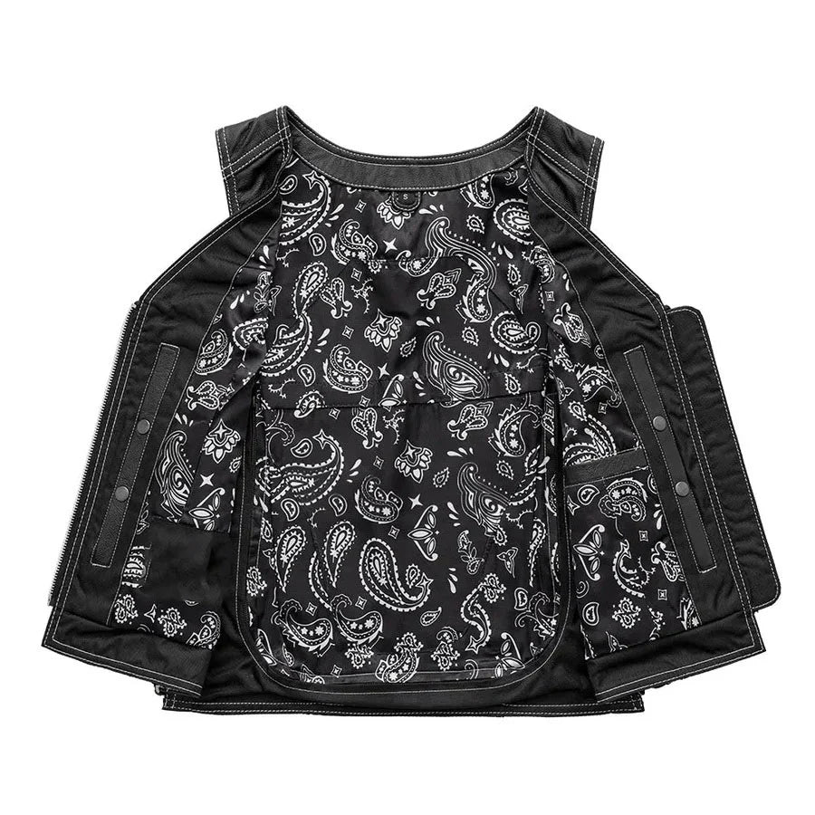 Blush Biker Women's Motorcycle Leather Vest