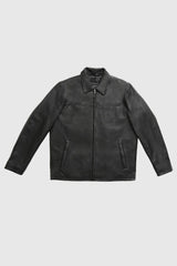 Obsidian Crest Men's Lambskin Leather Jacket