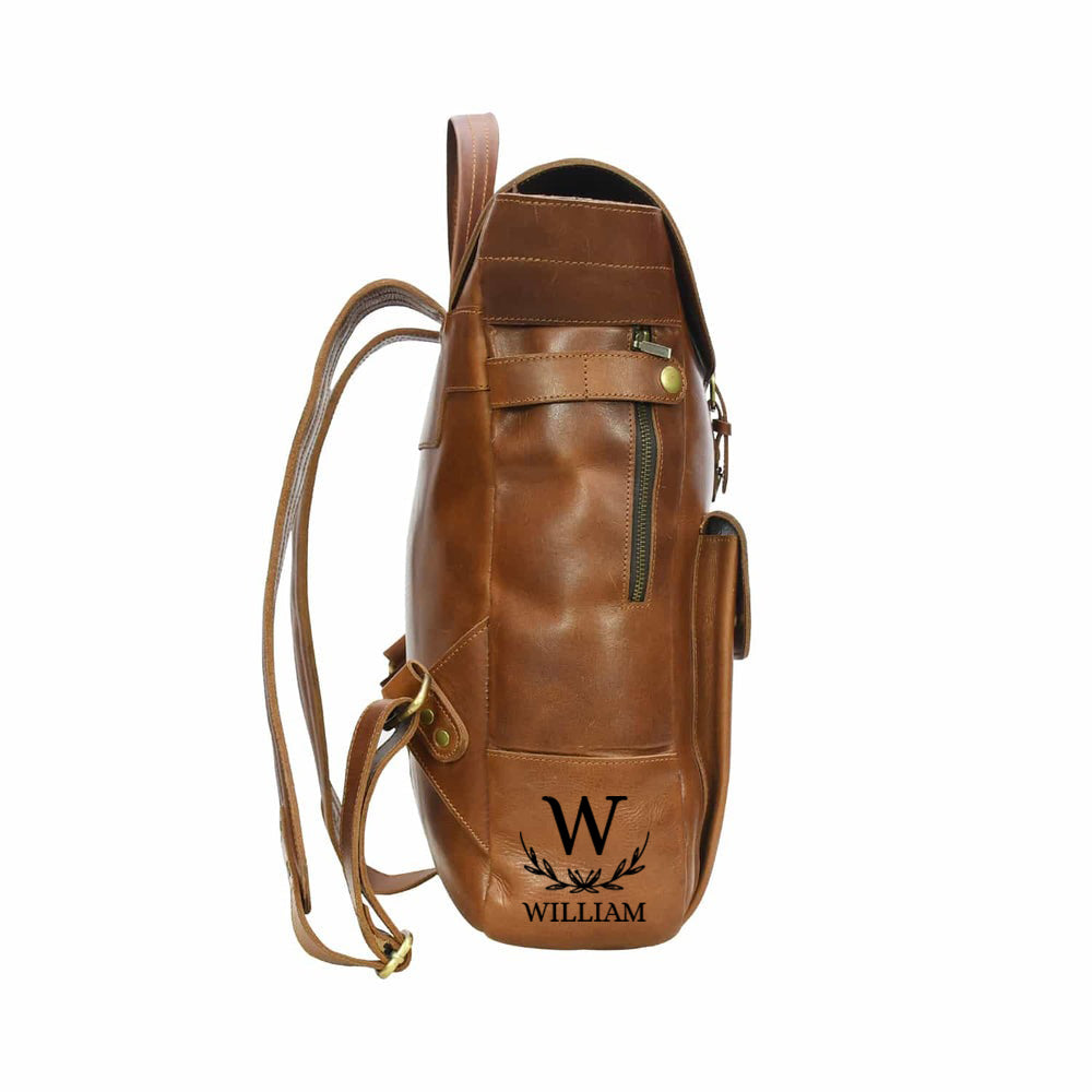 Traveler Leather Backpack