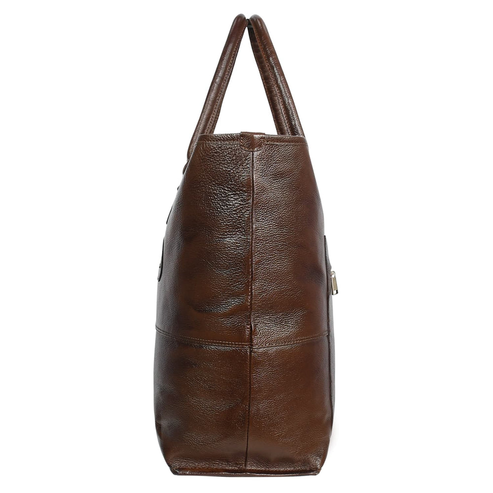 Fifth Avenue Leather Tote Bag