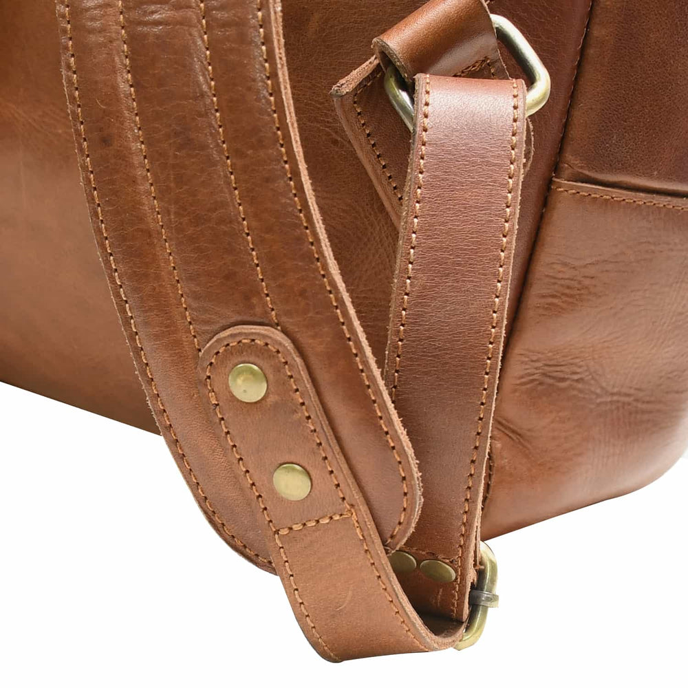 Traveler Leather Backpack