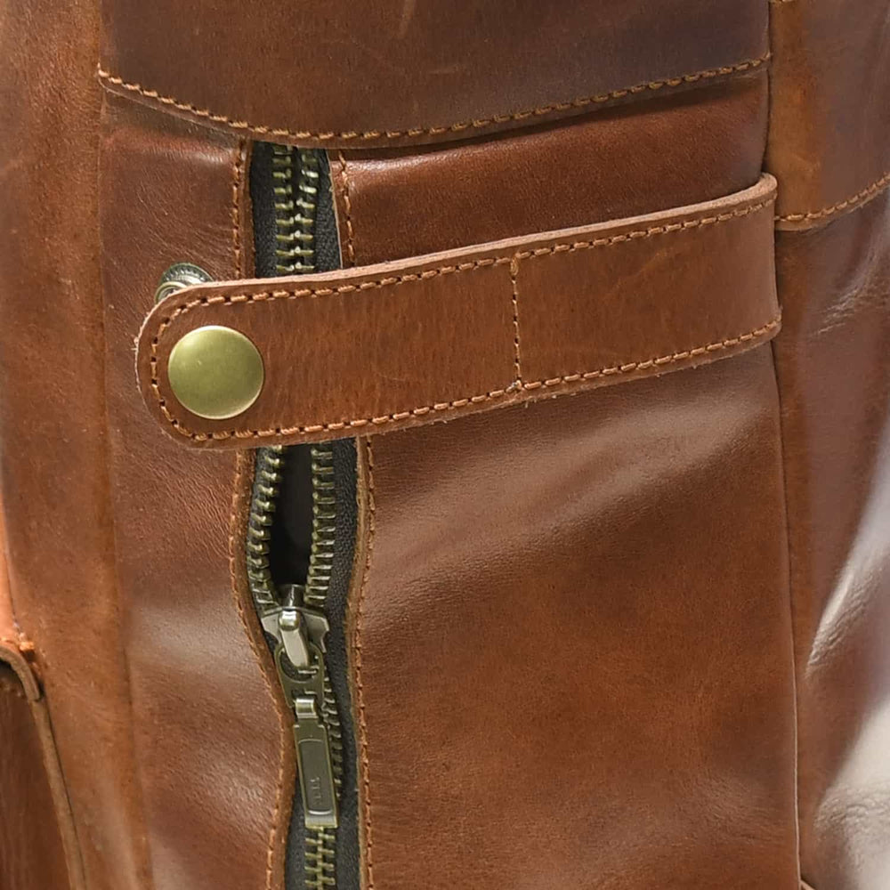 Traveler Leather Backpack
