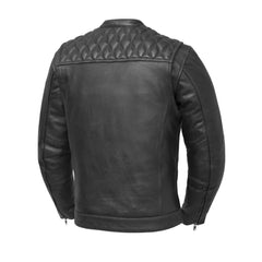 SoHo Shadow Men's Leather Motorcycle Jacket