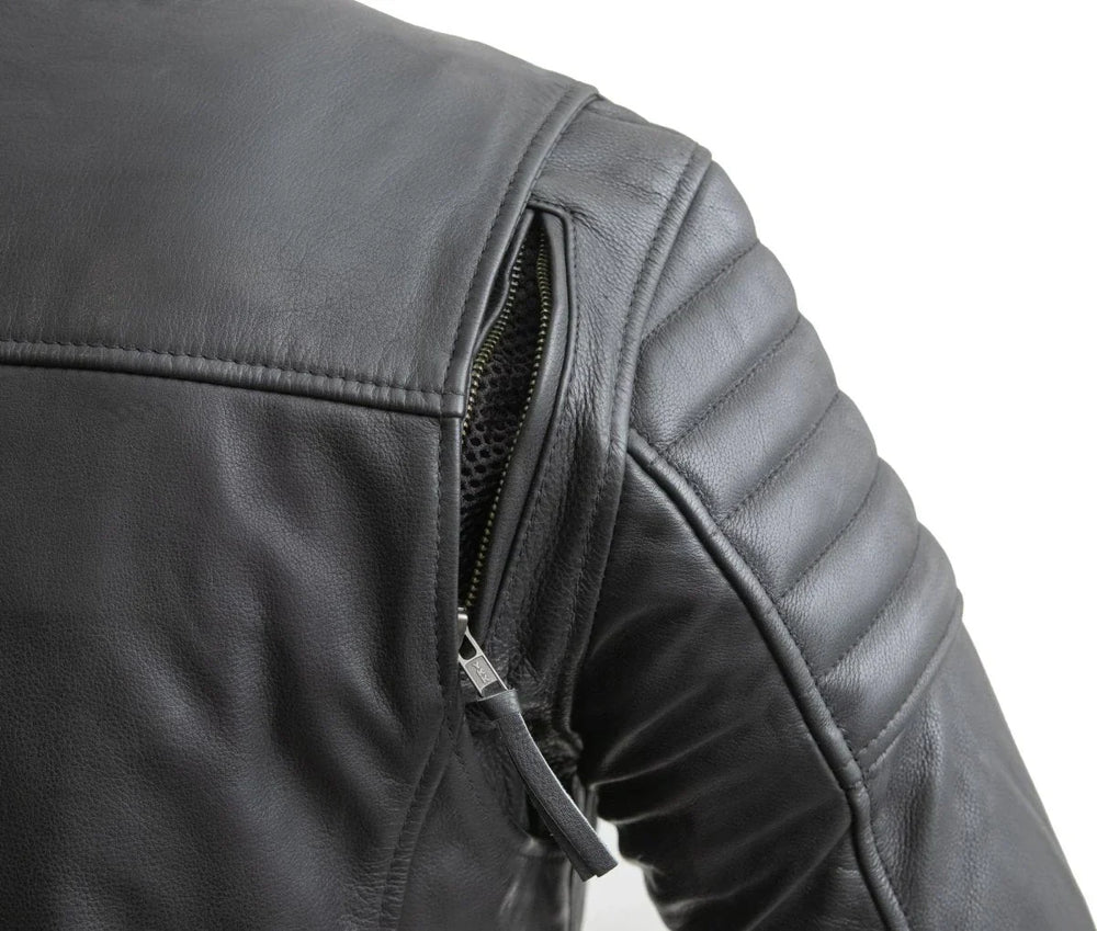 Broadway Icon Men's Leather Motorcycle Jacket