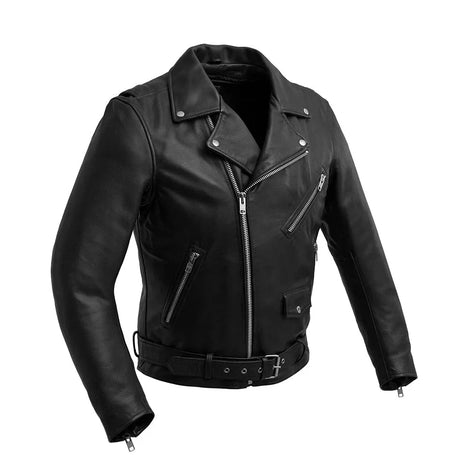 Manhattan Noir Men's Leather Motorcycle Jacket