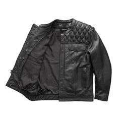 SoHo Shadow Men's Leather Motorcycle Jacket