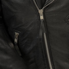 Manhattan Noir Men's Leather Motorcycle Jacket