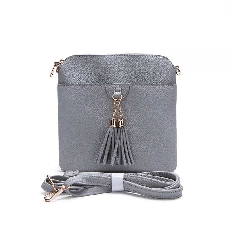 Tassel Charm Crossbody