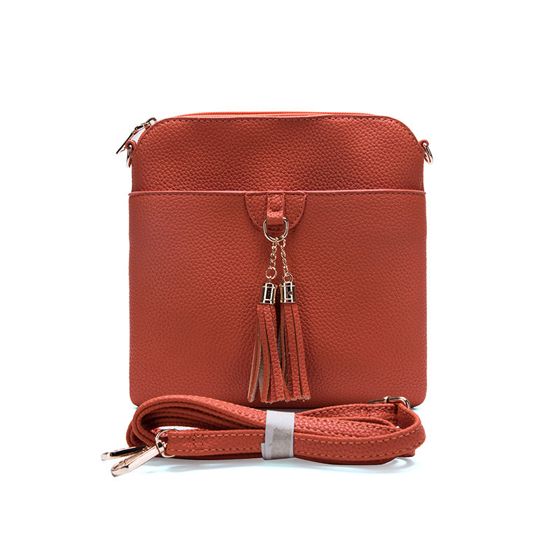 Tassel Charm Crossbody