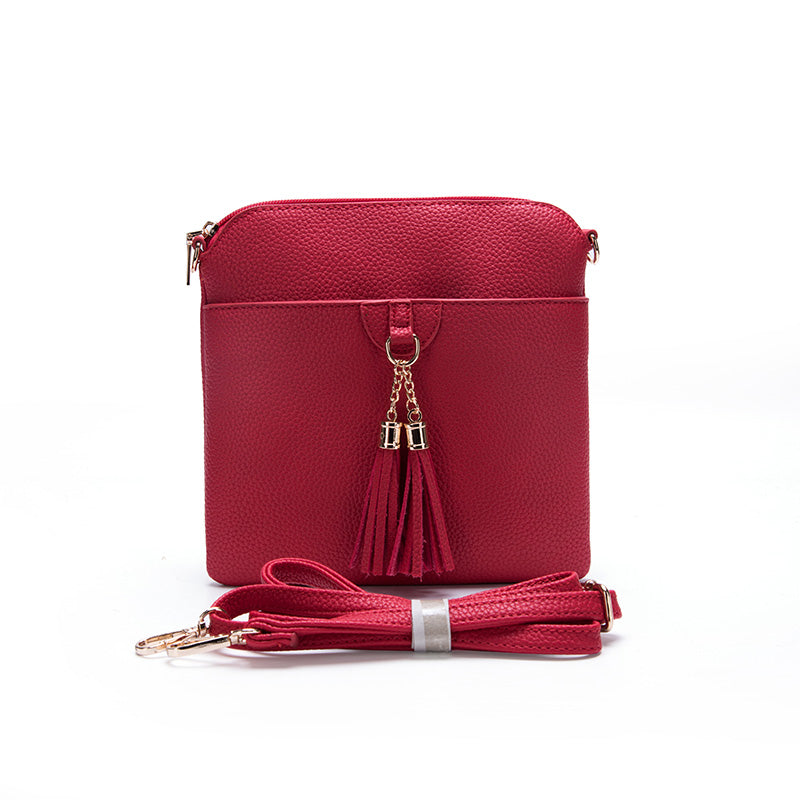 Tassel Charm Crossbody