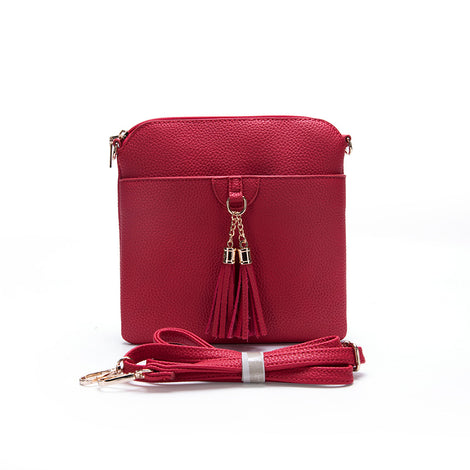 Tassel Charm Crossbody