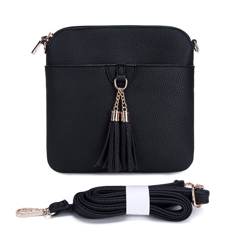 Tassel Charm Crossbody