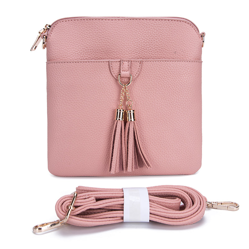 Tassel Charm Crossbody