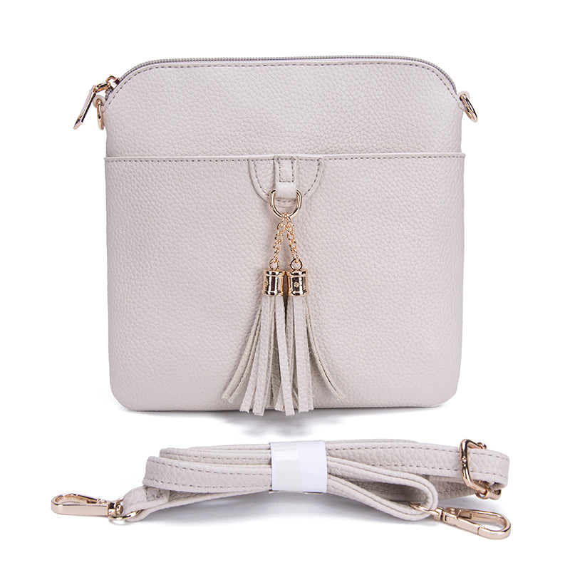 Tassel Charm Crossbody