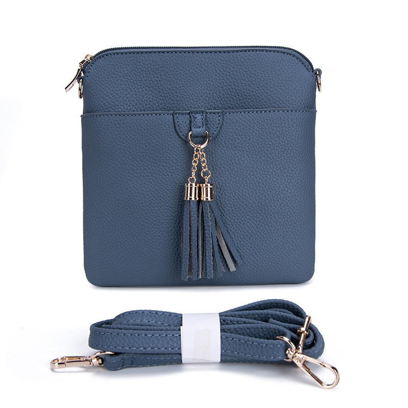 Tassel Charm Crossbody