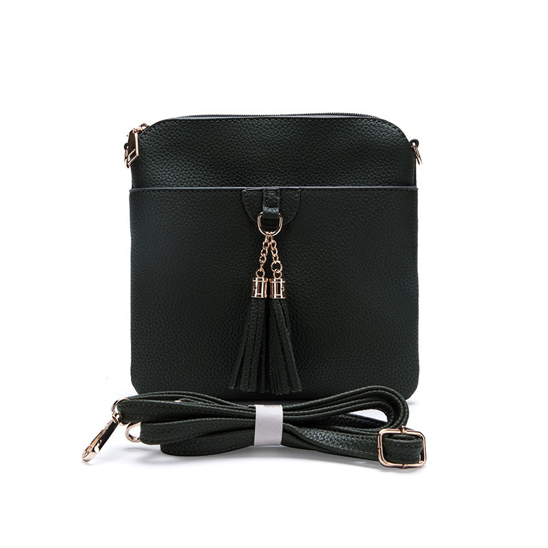 Tassel Charm Crossbody