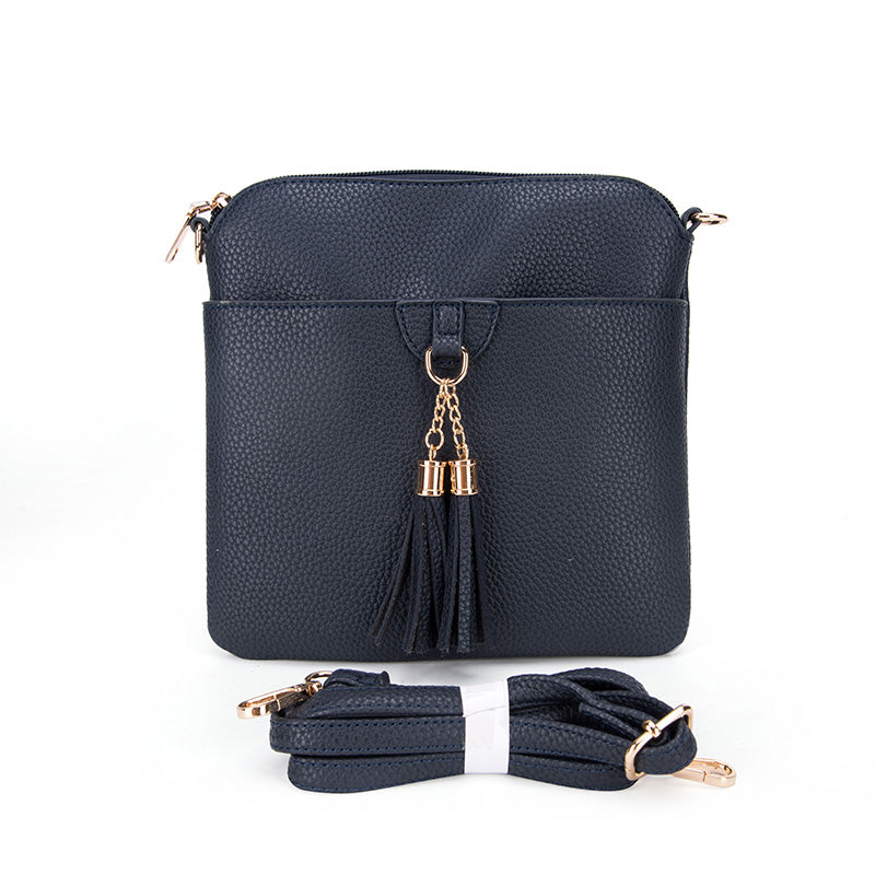 Tassel Charm Crossbody