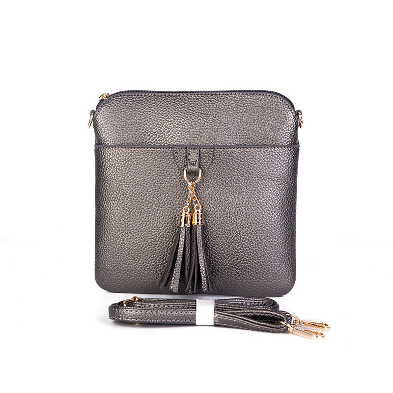Tassel Charm Crossbody