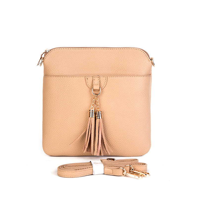Tassel Charm Crossbody