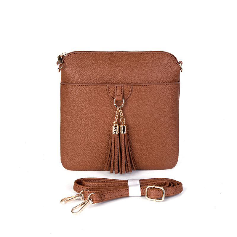 Tassel Charm Crossbody