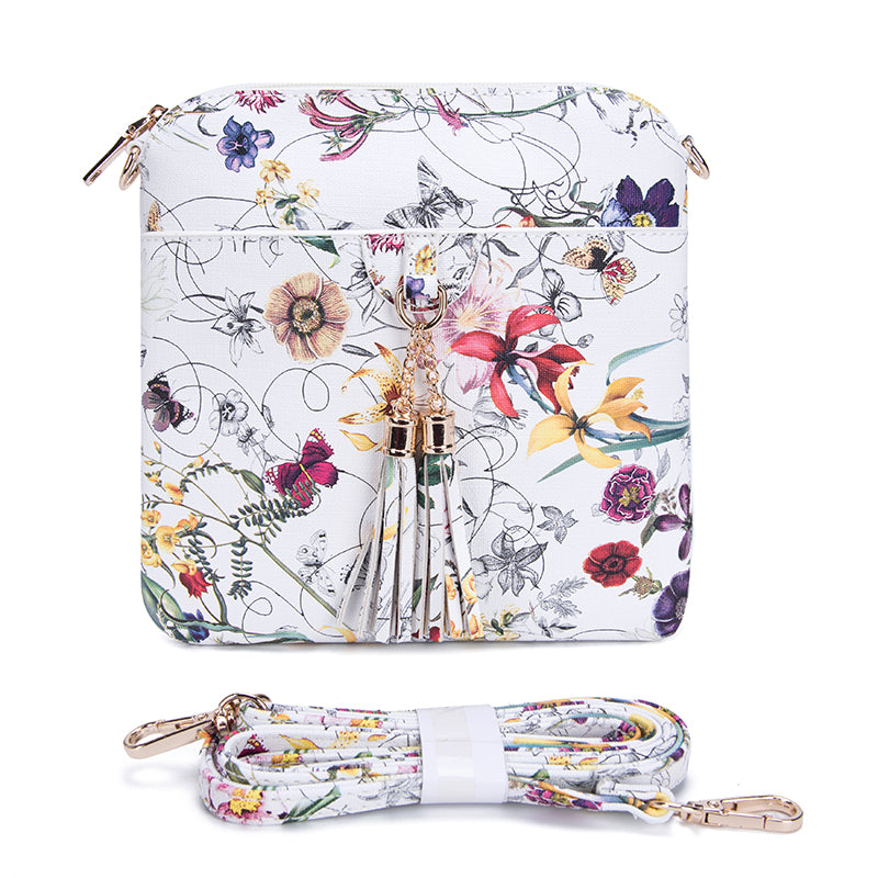 Tassel Charm Crossbody