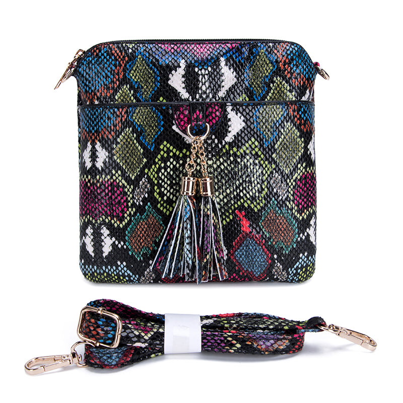 Tassel Charm Crossbody