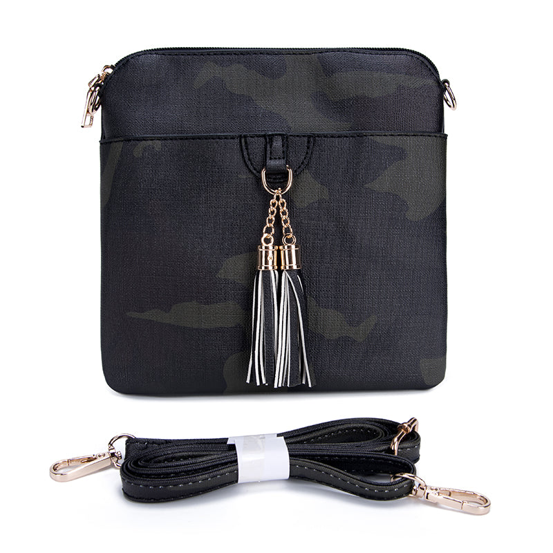 Tassel Charm Crossbody