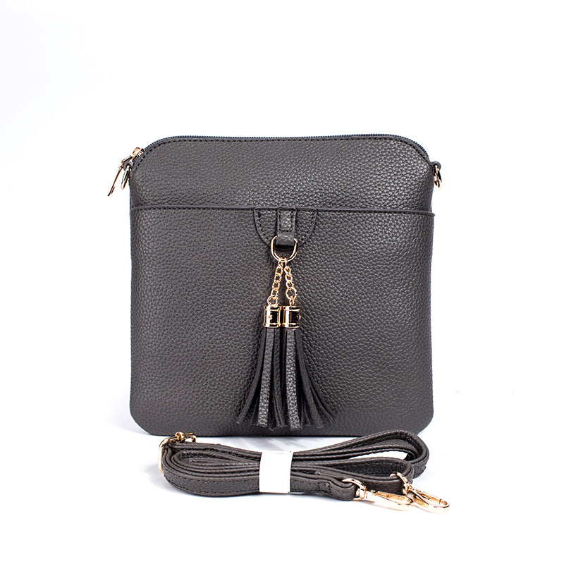 Tassel Charm Crossbody