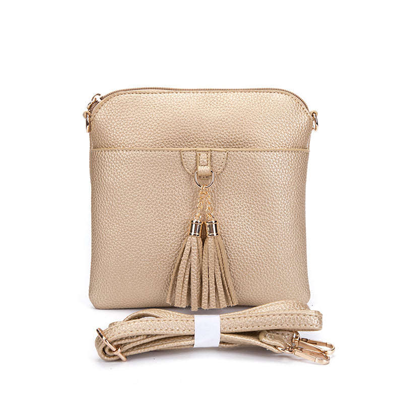 Tassel Charm Crossbody
