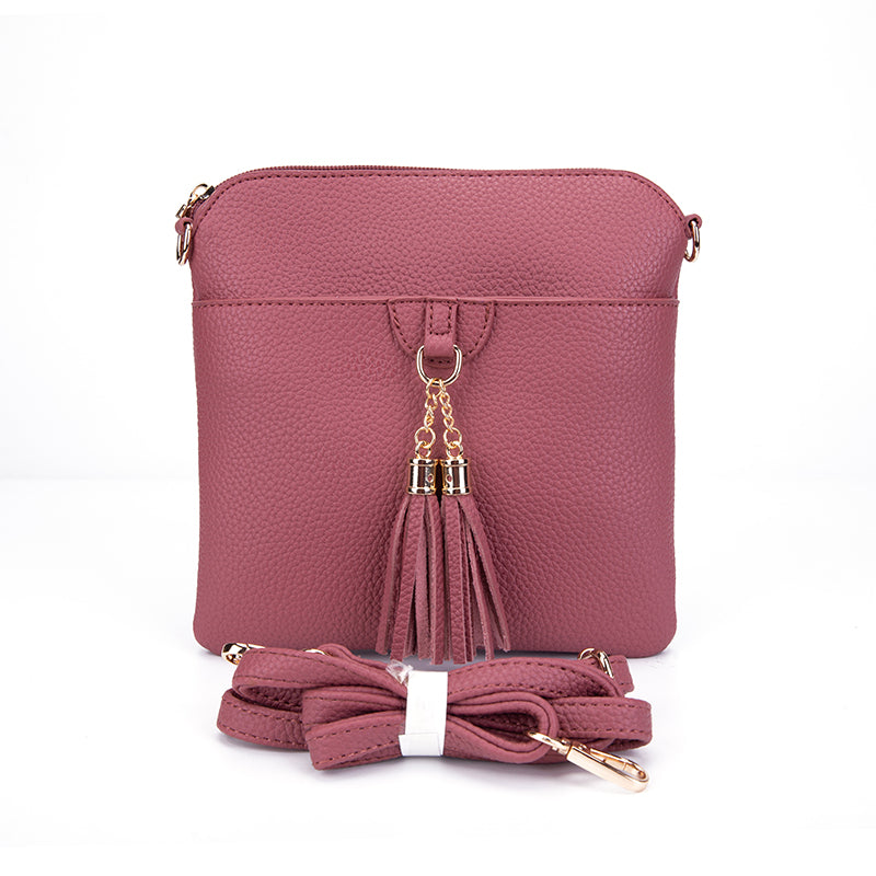 Tassel Charm Crossbody
