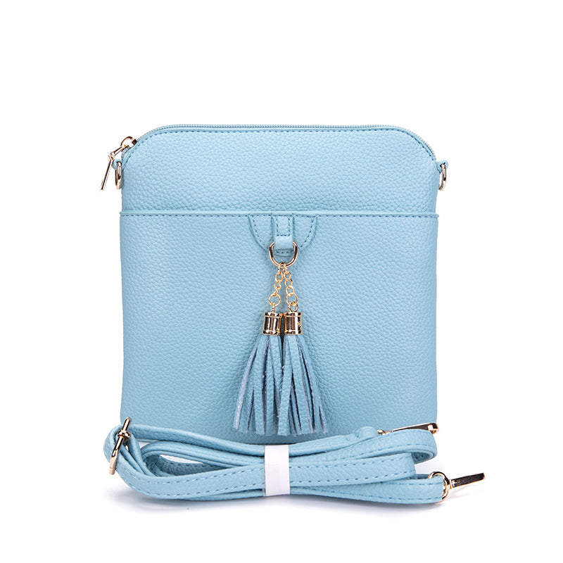 Tassel Charm Crossbody