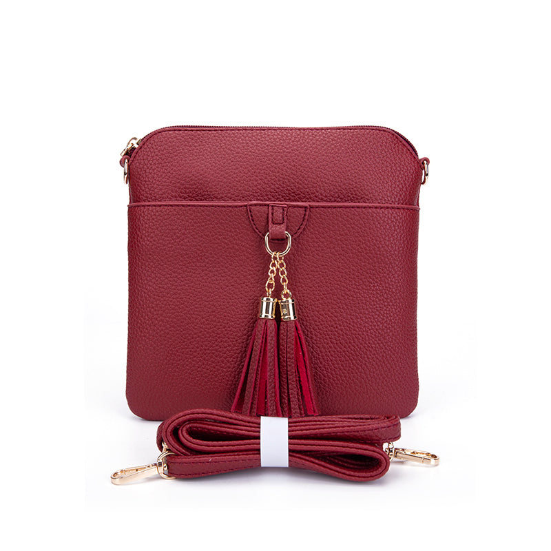 Tassel Charm Crossbody