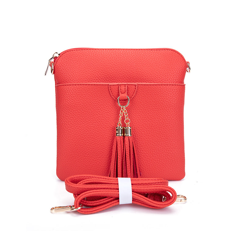 Tassel Charm Crossbody