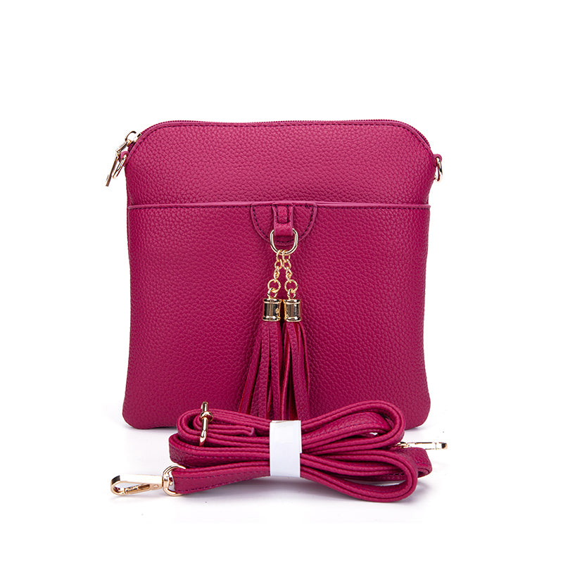 Tassel Charm Crossbody