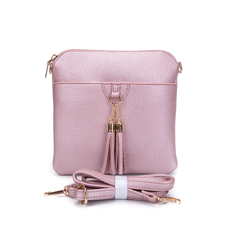 Tassel Charm Crossbody