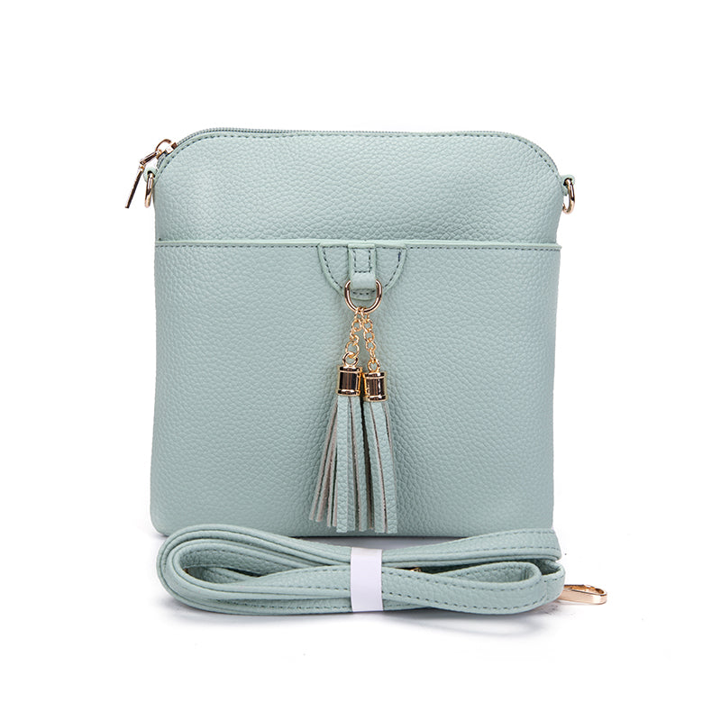 Tassel Charm Crossbody