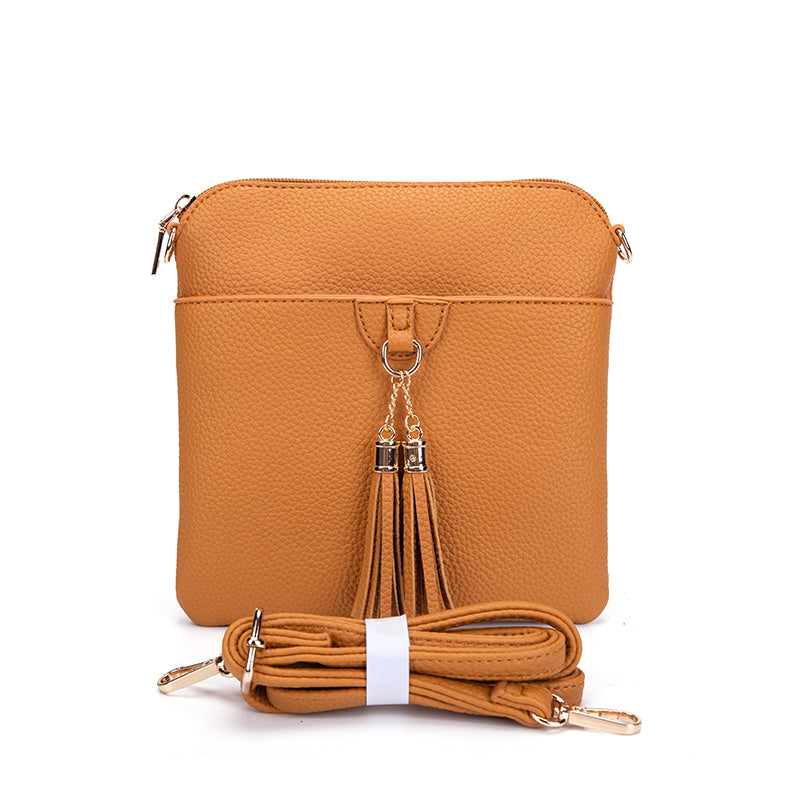 Tassel Charm Crossbody