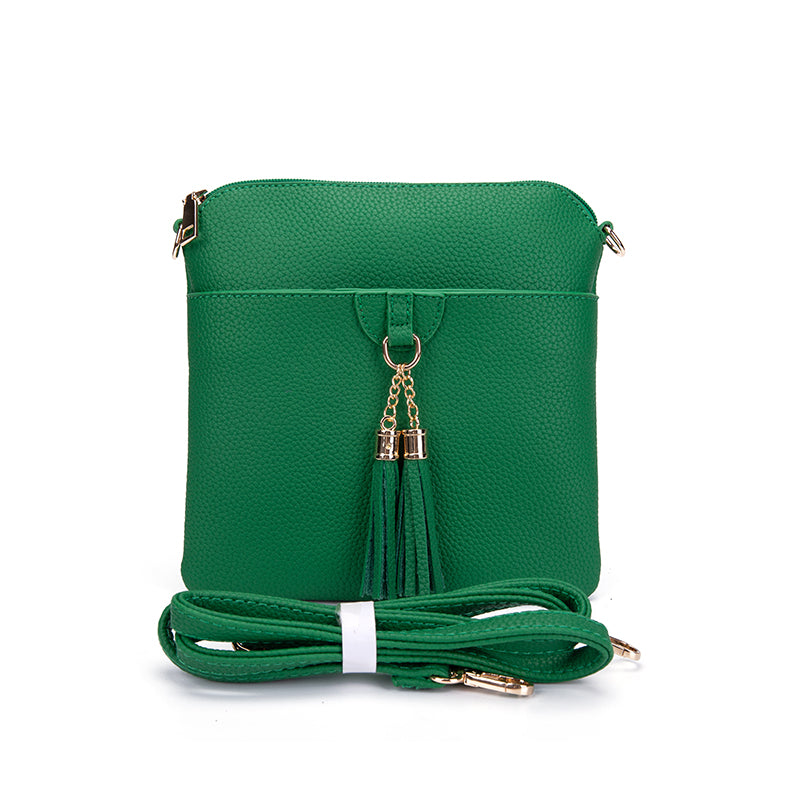 Tassel Charm Crossbody