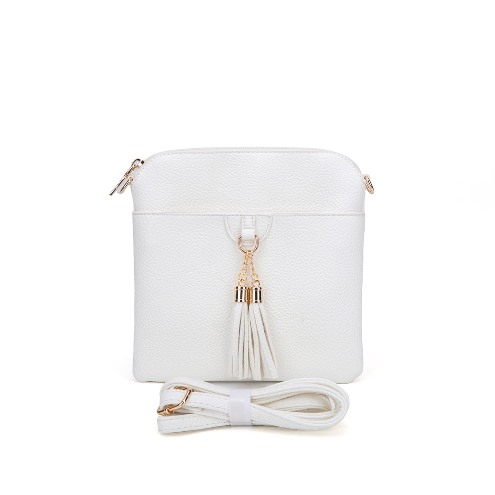 Tassel Charm Crossbody