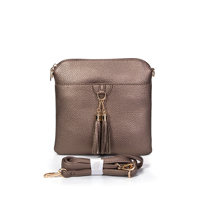 Tassel Charm Crossbody