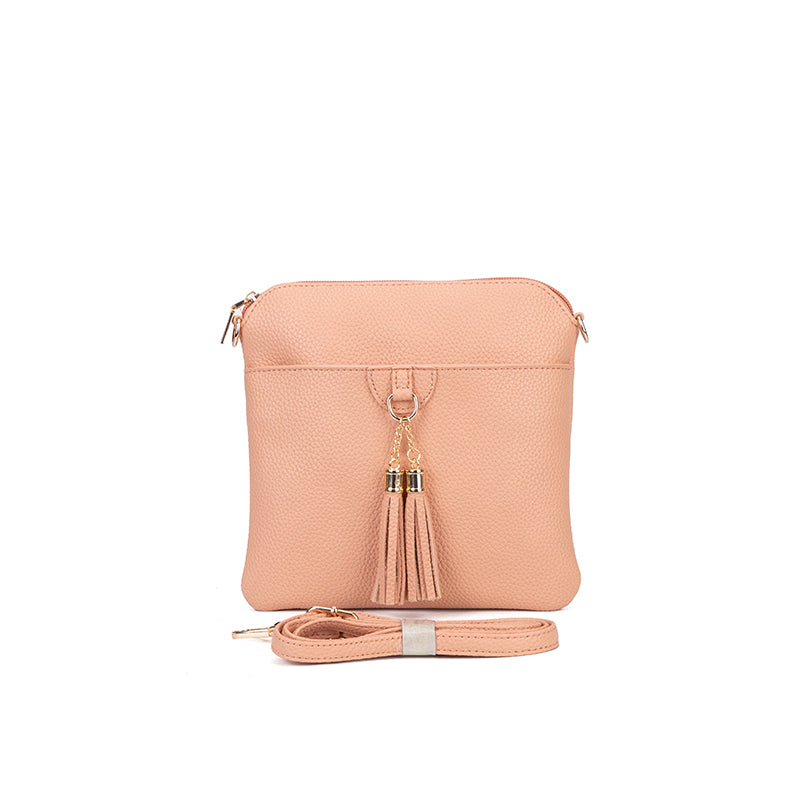 Tassel Charm Crossbody