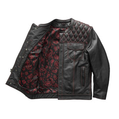 SoHo Shadow Men's Leather Motorcycle Jacket