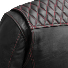 SoHo Shadow Men's Leather Motorcycle Jacket