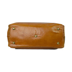 Fifth Avenue Leather Tote Bag Light Tan