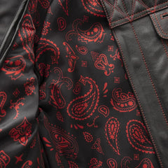 SoHo Shadow Men's Leather Motorcycle Jacket