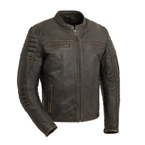 Broadway Icon Men's Leather Motorcycle Jacket