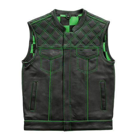 Stormborn Men's Motorcycle Leather Vest