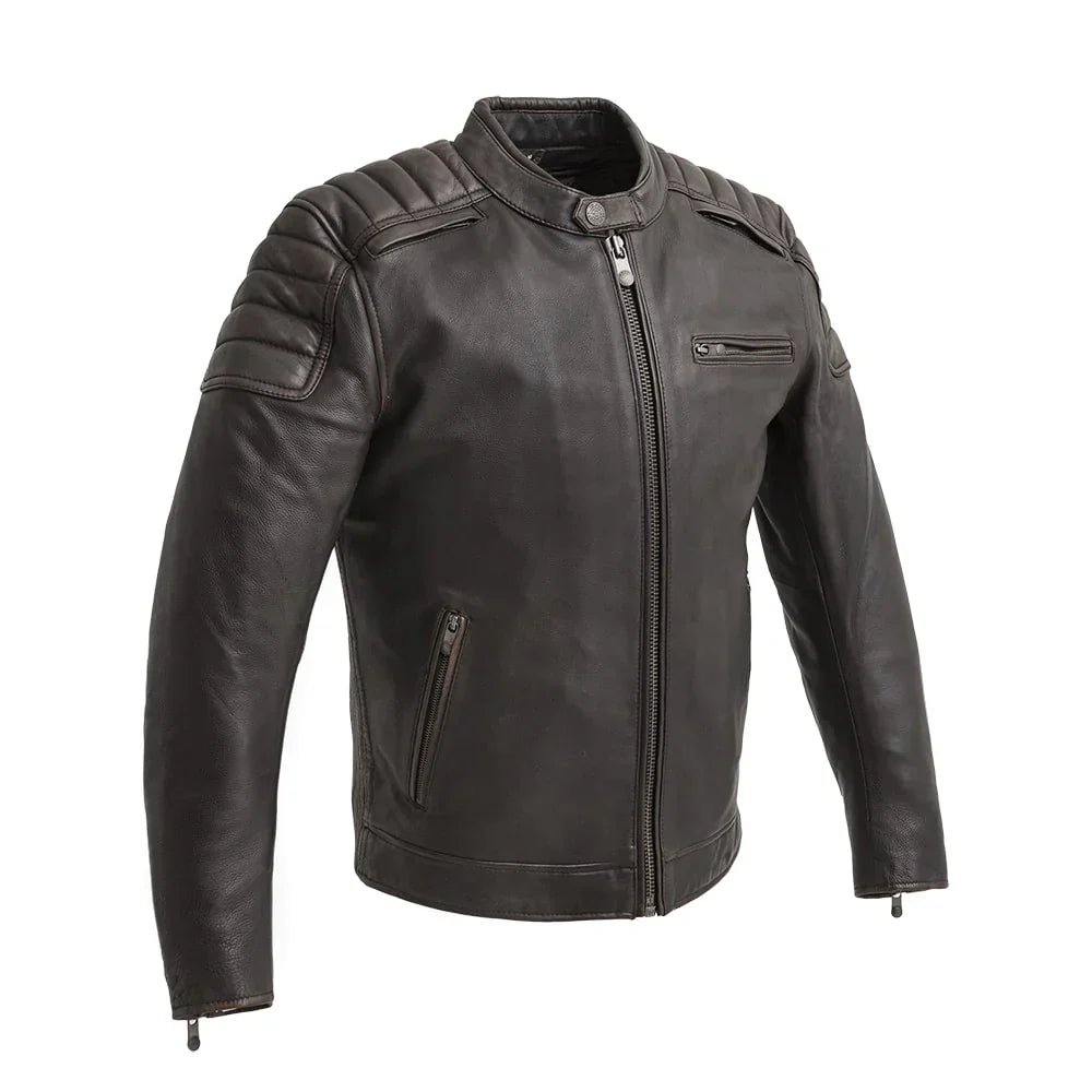 Liberty Luxe Men's Leather Motorcycle Jacket